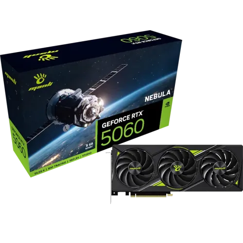 Manli Nebula GeForce RTX 5060 OC 8GB GDDR7 155W Graphics Card